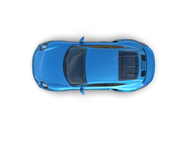 araba siyah arkaplanda izole edildi