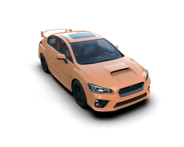 Araç 3-D beyaz arka planda izole edildi. 3d oluşturma.