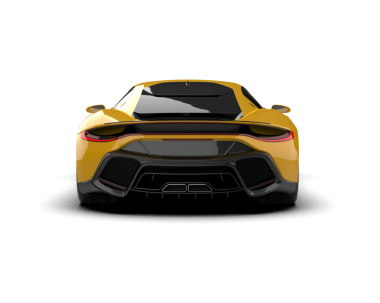 Modern süper arabanın vektör çizimi