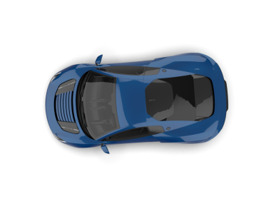 araba beyazda izole edildi