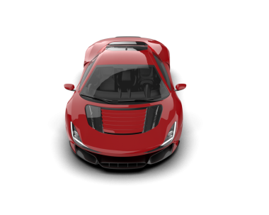 beyaz arka planda modern araba 3 boyutlu görüntüleme