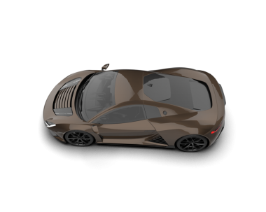 Modern araba. 3d illüstrasyon