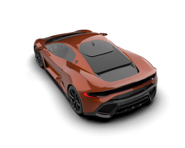 Gri arka planda modern bir araba. 3 boyutlu illüstrasyon. yüksek kalite