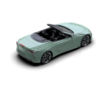 Şeffaf arka planda modern spor araba    