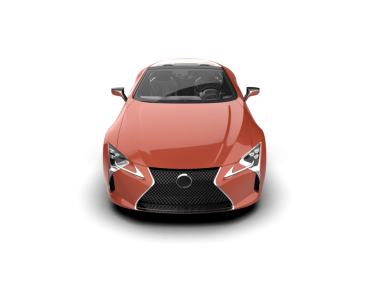 Gri arka planda izole edilmiş kırmızı lüks spor araba. 3d oluşturma