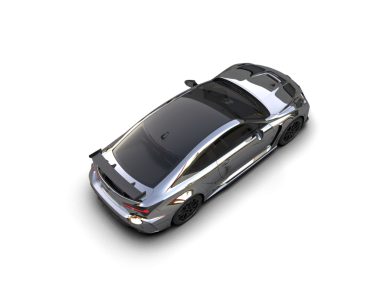 modern lüks araba siyah arka planda