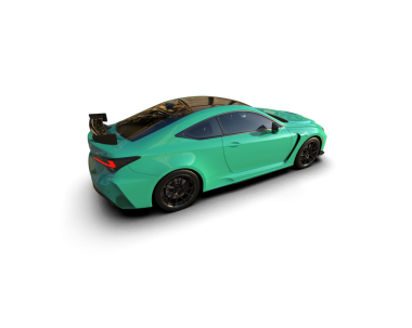 araba modern araba beyaz arka planda izole edilmiş 3 boyutlu görüntüleme