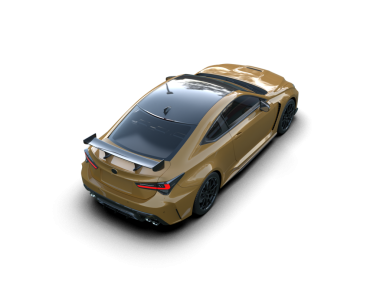 Modern lüks araba siyah arka planda izole edilmiş. 3d illüstrasyon