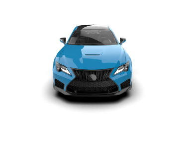 Gerçekçi bir araba. Vektör çizimi. ön görünüm.