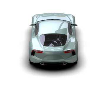 Beyaz arka planda izole edilmiş modern lüks araba. 3d oluşturma.