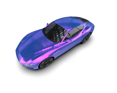 modern araba beyaz arkaplanda izole edilmiş 3 boyutlu görüntüleme