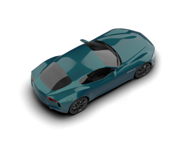 Siyah arka planda modern araba