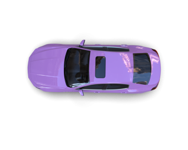 3 boyutlu bir araba.