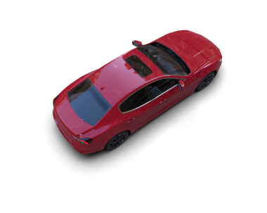 modern araba siyah arka planda izole edilmiş.