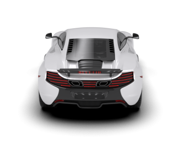 Gri arka planda modern lüks spor araba.