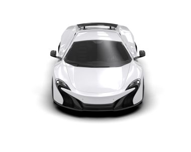 Beyaz arka planı siyah camlı modern beyaz araba. 3d oluşturma