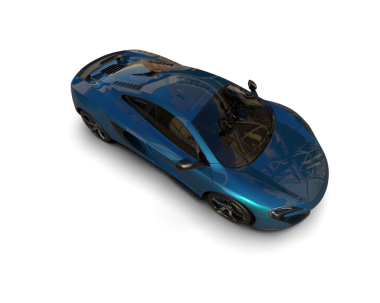 modern lüks araba siyah arka planda izole edilmiş, yansımalı..