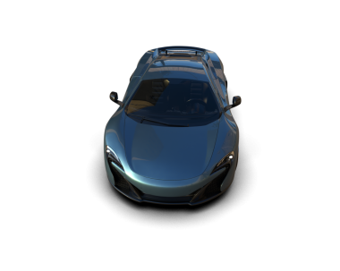 mavi araba kırpma yolu ile siyah arkaplanda izole.