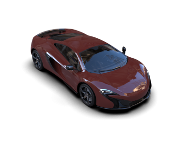 modern süper araba siyah arkaplanda izole