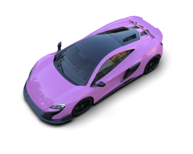 pembe modern spor araba.