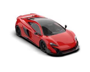 Stüdyo ortamında daha az genel bir konsept arabanın 3 boyutlu çizimi