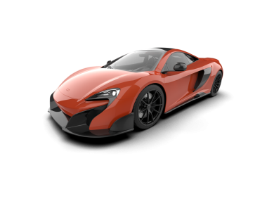 beyaz arka planda modern süper araba