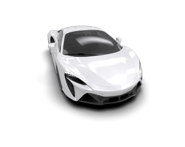 Üç boyutlu gerçekçi araba, izole edilmiş.