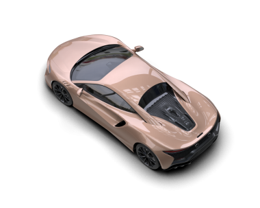 Siyah arka planda süper modern araba.