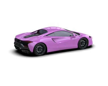 Stüdyo ortamında markasız bir yarış arabasının 3 boyutlu çizimi