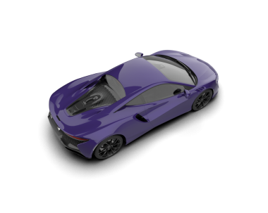 Beyaz arka planda bir araba. 3d illüstrasyon - oluşturma