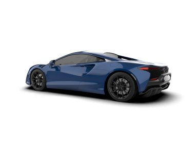 Modern araba arka planda izole edilmiş. 3D görüntüleme - illüstrasyon