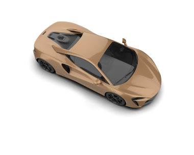 modern otomobil arka planda izole edildi