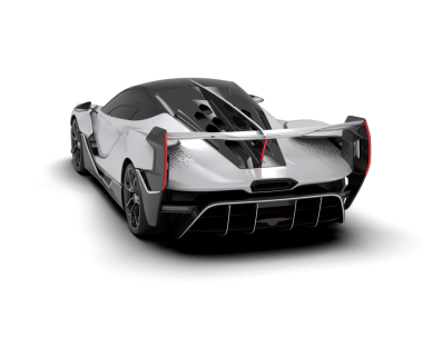 Daha az genel bir konsept arabanın 3 boyutlu çizimi