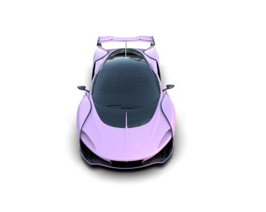 modern araba beyaz arka planda izole edildi. 3 boyutlu çizim - illüstrasyon