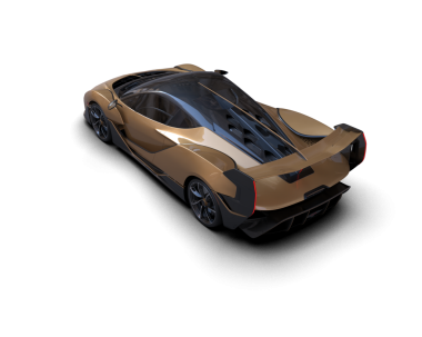 Araba beyaz arka planda izole edilmiş. 3d illüstrasyon