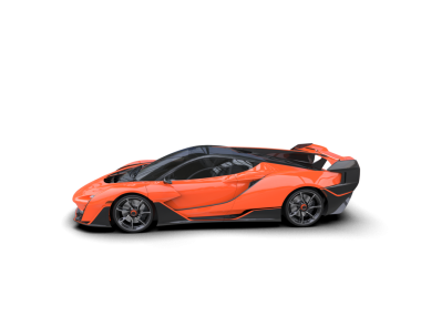 Modern araba arka planda izole edilmiş. 3d oluşturma