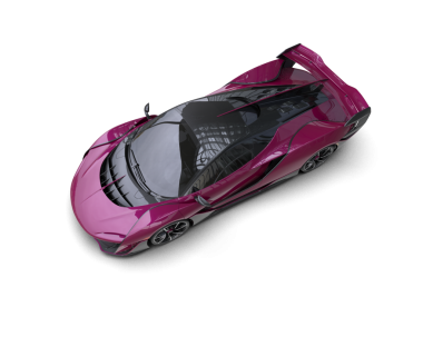 modern süper araba beyaz arkaplanda izole