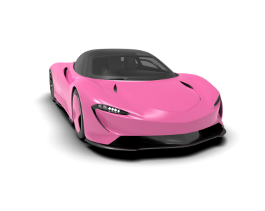 pembe modern araba. - Araba. 3 Boyutlu Hazırlama