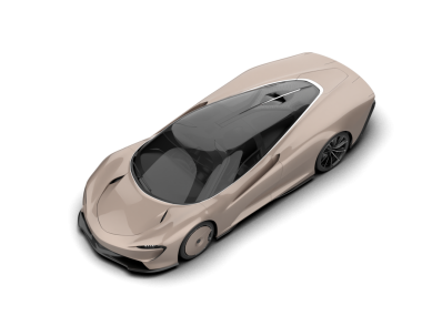 Bir markanın 3 boyutlu tasarımı - daha az genel bir araba