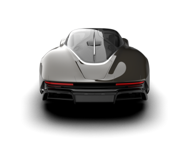 gerçekçi 3 boyutlu bir araba çizimi