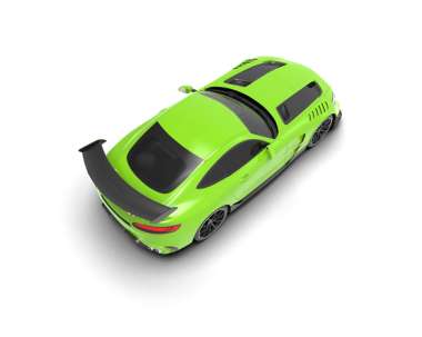 modern araba beyaz arka planda izole edildi. 3 boyutlu görüntüleme