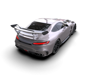 Daha az genel bir konsept arabanın 3 boyutlu çizimi