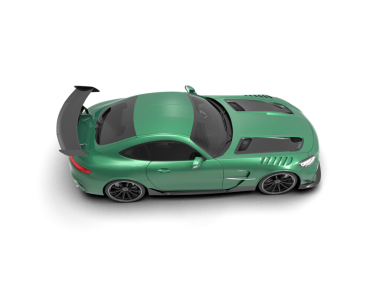 beyaz arkaplanda modern araba.