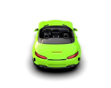 modern yeşil araba beyaz arkaplanda izole