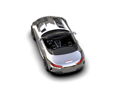 modern otomobil arka planda izole edildi