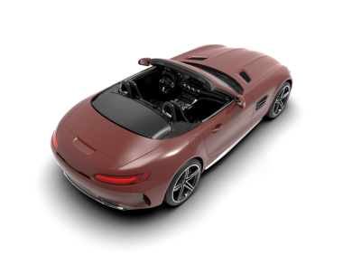 Modern araba. 3d oluşturma