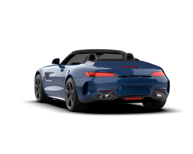 Lüks mavi araba. ön görünüm