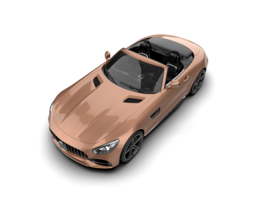 modern araba beyaz arka planda izole edildi. 3 boyutlu görüntüleme