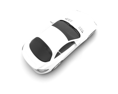 Beyaz arka planda izole edilmiş modern lüks araba. 3d illüstrasyon.