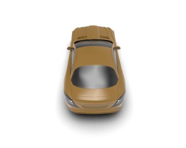 3 boyutlu bir araba çizimi. izole edilmiş